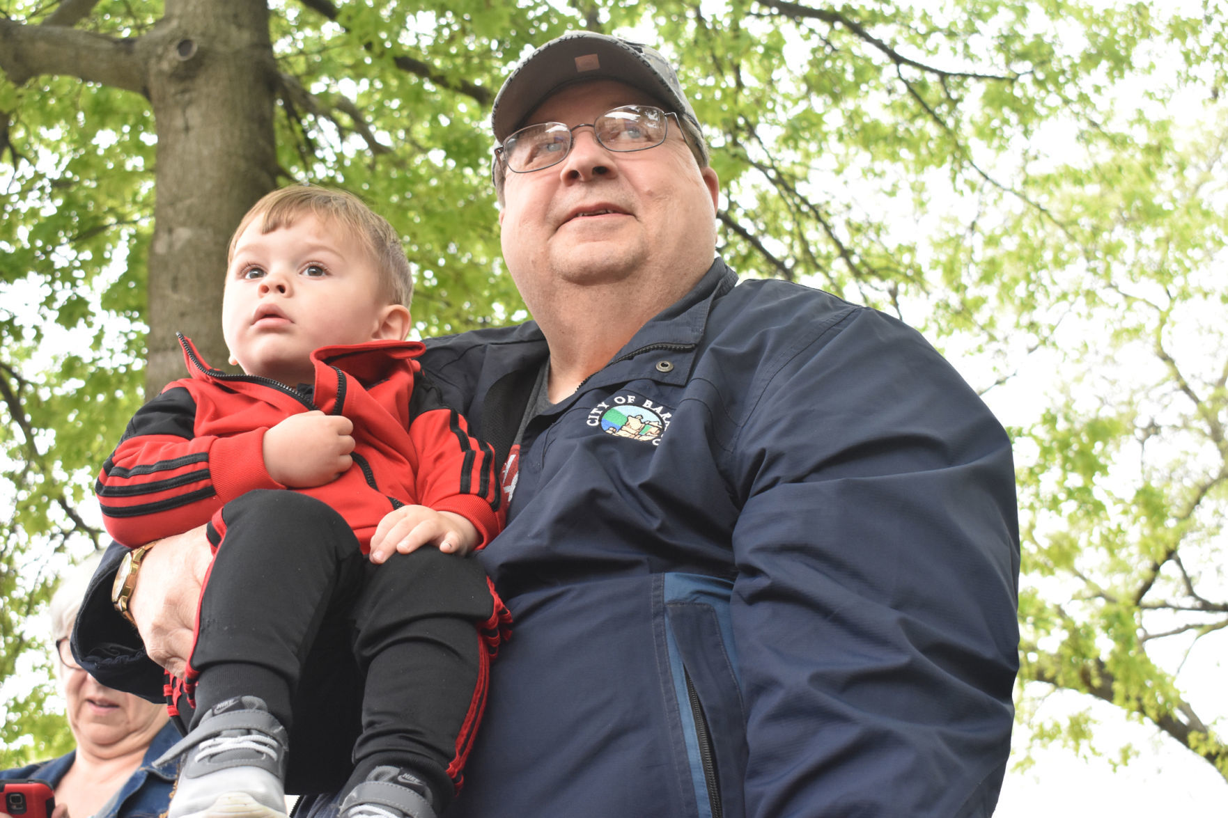 Baraboo Mayor Mike Palm during parade